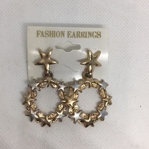 Starfish Seashell Earrings.